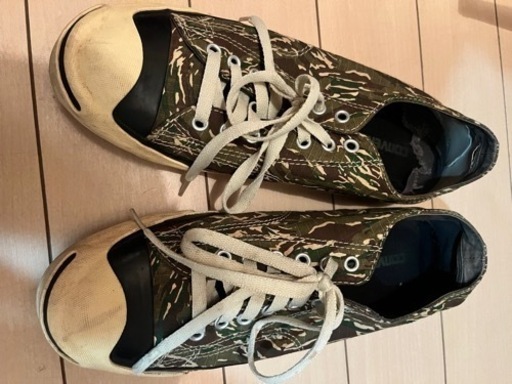 converse コンバース　ジャックパーセル迷彩　27.0cm