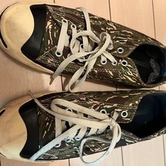 converse コンバース　ジャックパーセル迷彩　27.0cm