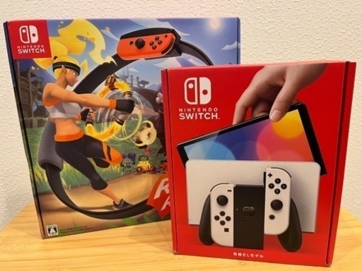 値下げ中　Switch 有機ELモデル＆リングフィットアドベンチャー