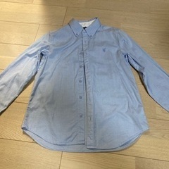 中古　COMME CA ISM   水色　長袖シャツ 150