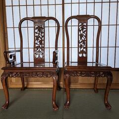 8人掛け 伸縮式 ダイニングテーブル＋チェアセットの画像