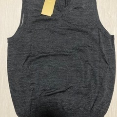 新品・ORIHICA・ベスト・Sサイズ・グレー