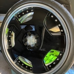 workワーク★ユーロラインディッシュホイール　４本セット　 19インチ PCD114.3 エスティマ　オデッセイ　アルファード　ヴェルファイア　エルグランド　クラウン　深リムの画像