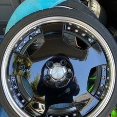 workワーク★ユーロラインディッシュホイール　４本セット　 19インチ PCD114.3 エスティマ　オデッセイ　アルファード　ヴェルファイア　エルグランド　クラウン　深リムの画像
