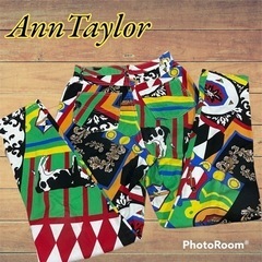AnnTaylor アンテイラー メンズ パンツ 個性的 総柄 