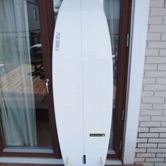 THREEWEATHER　スリーウェザー　EGG　6.6ｆ　超浮力　51L　美品　フィン　ケース付きの画像