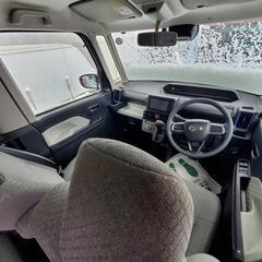 最終出品…車検長し！ボーナス(賞与)シーズン？進学祝・就職祝のプレゼントに？オートローン◎Blu-ray再生ナビ！ほぼ未使用4,000km弱…タントＸ！ナビ付き♪(゜ー゜)ダイハツの画像