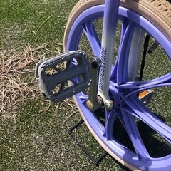 一輪車　パープルの画像