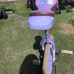 一輪車　パープルの画像