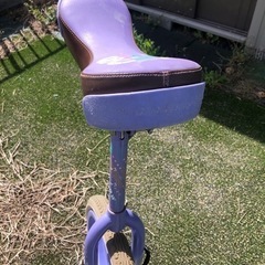 一輪車　パープルの画像