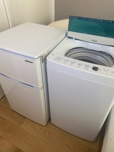 持って行けます‼️丸洗い済み2点セット✨洗濯機✨冷蔵庫✨
