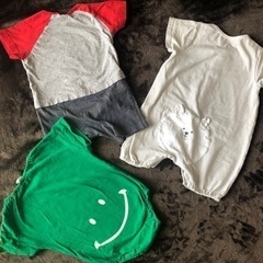 夏 ベビー服 70 ロンパース 靴下 まとめ売りの画像