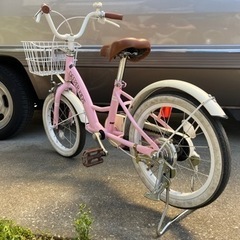 子ども自転車　キッズ自転車　女の子　16型　3歳〜6歳の画像