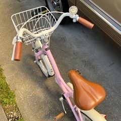 子ども自転車　キッズ自転車　女の子　16型　3歳〜6歳の画像
