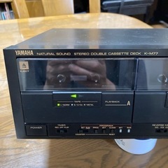 お話し中　ヤマハ　ダブルカセットデッキ　K-M77の画像