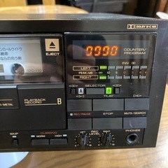 お話し中　ヤマハ　ダブルカセットデッキ　K-M77の画像
