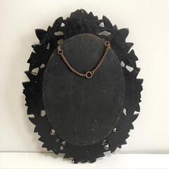 壁掛け鏡★ミラー　アンティーク調　ヴィンテージ　レトロ　昭和の画像