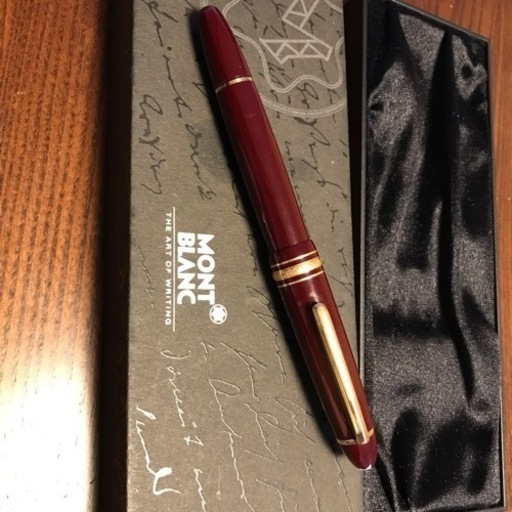 モンブラン万年筆マイスターシュチュックマルーンカラーボルドー