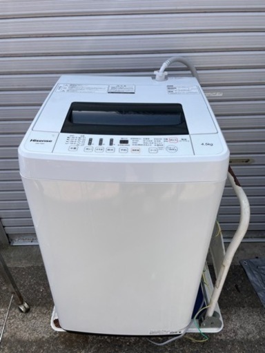 Hisense 洗濯機　4.5kg 2019年製