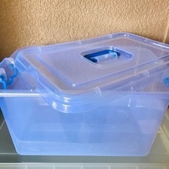 蓋付き押入れケース、衣装ケースの画像