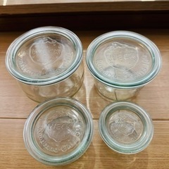 【あげます】WECK容器4個セット【植物用】【4/21(土)まで】