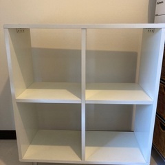 キューブボックス　2段2列　70×84×30　/カラーボックスの画像