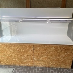 アクリル水槽　1800 600 500h 上部濾過槽　大型水槽　熱帯魚
