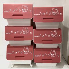 急募！！　サンリオ　ハローキティ　収納ボックス　6個セット