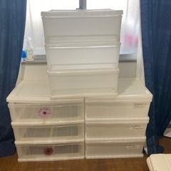 収納ケース　3段　3つありますの画像