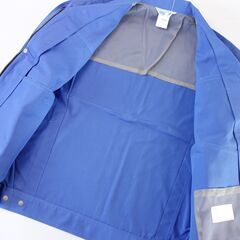 【No.53】CYCLE 防汚生地 帯電防止 作業着 上下セット Lサイズ ウエストアジャスター付きの画像