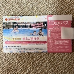 【サマーランド 株主優待券】春秋限定              ...