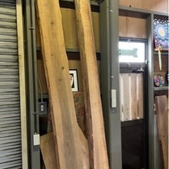 一枚物の木の板　2枚