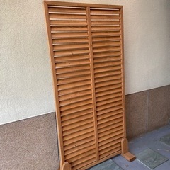 ルーバーラティスフェンス スタンド付き