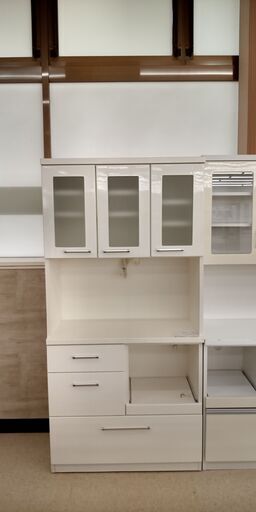 ★ジモティ割あり★  レンジボード  H180×D42.5×W88.5 クリーニング済み TJ422