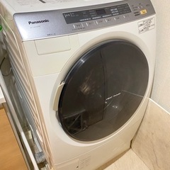 ⭐︎ 定価28万円Panasonic [ななめ型ドラム式洗濯乾燥機（9.0kg） 右開き・クリスタルホワイト ヒートポンプ乾燥方式]