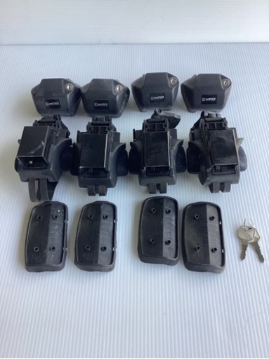 INNO ベーシックステーセットFR INFRキャリアベース RV-INNO ルーフレール カーメイト