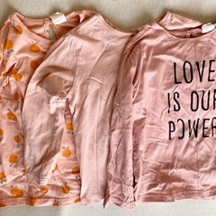 トップス ロンT H&M 5枚 90cmの画像