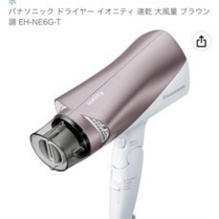 Panasonicイオニアドライヤーの画像