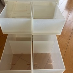 無印良品ポリプロピレンボックス　二つの画像