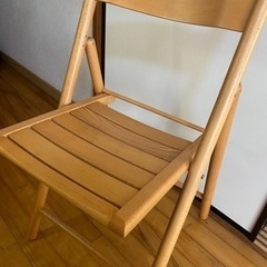 （お引取決定）無印良品　折りたたみ椅子