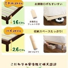 ベッドフレームの画像