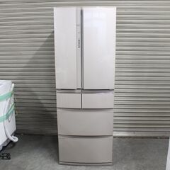 T955)MITUBISHI 6ドア MR-RX46A-F 461L 2017年製 幅65cm 三菱 冷蔵庫 自動製氷 冷凍 冷蔵 ファミリー