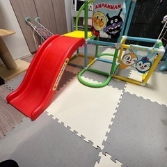 折りたたみすべり台付きジャングルジム【アンパンマン】