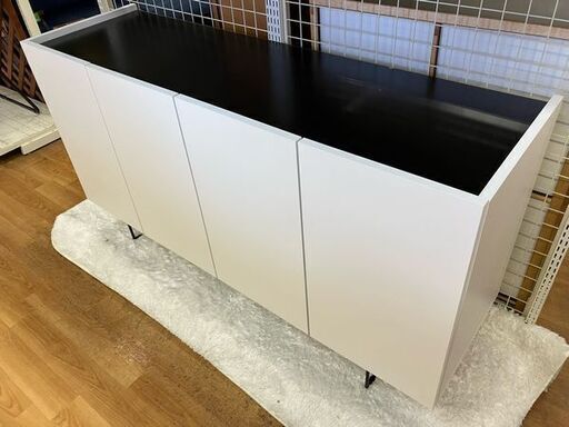 ⑥ リサイクルショップスターズ城西店 大型収納棚 くつ箱 下駄箱 ホワイト ブラック おしゃれ