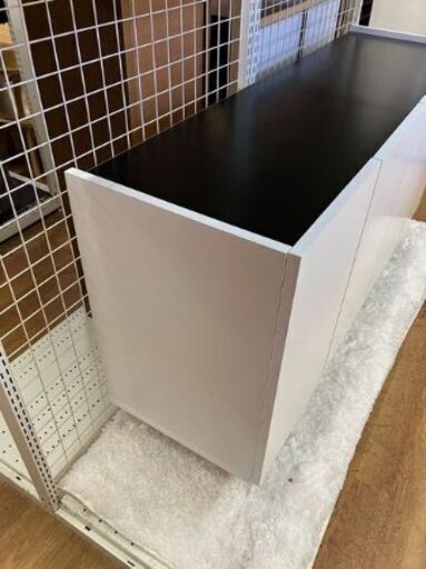 ⑥ リサイクルショップスターズ城西店 大型収納棚 くつ箱 下駄箱 ホワイト ブラック おしゃれ