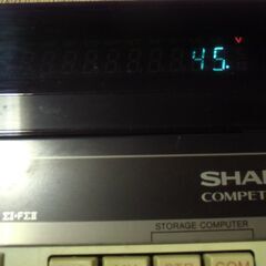 昭和61年購入 シャープ 電卓 コンペット CS-6302 《取説有》 お譲りします。の画像