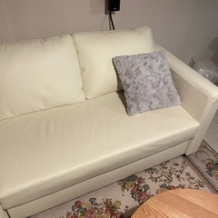 革 ソファーベッド