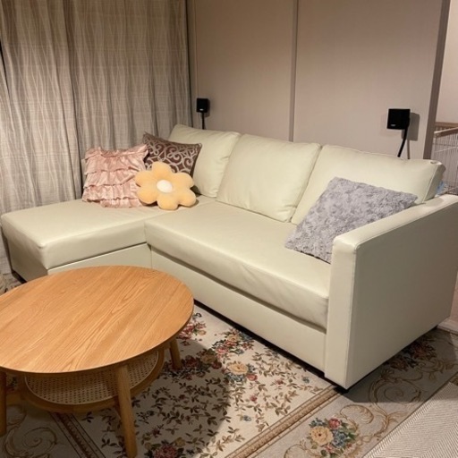 革 ソファーベッド