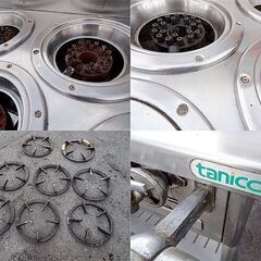 ☆tanico/タニコー☆業務用 7口ガスコンロ +1口 LP用 キッチン 調理器具 厨房 飲食店の画像