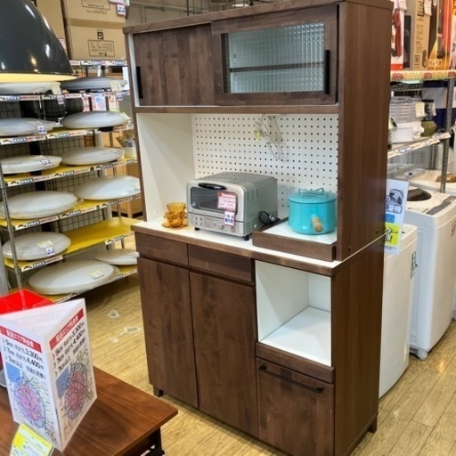 ?北欧モダン?今村家具工芸 2面レンジボード 国産 日本製 3725